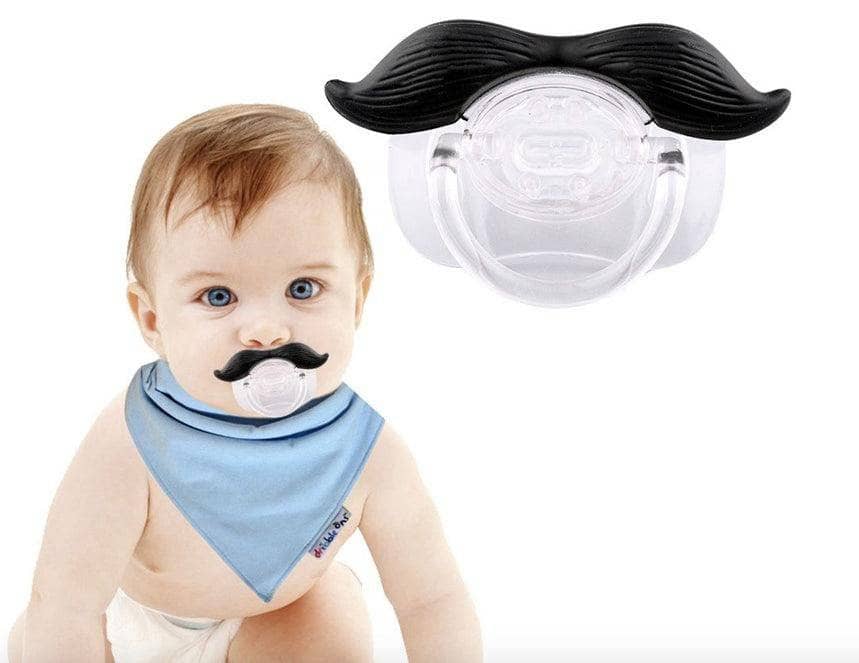 Sucette Moustache rigolote pour bébé